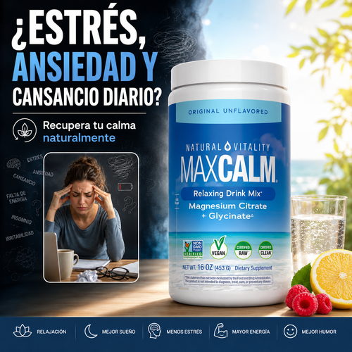 ¡Adiós Estrés con Calm Magnesio Natural!