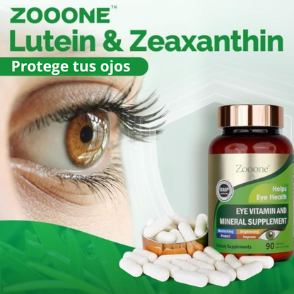 Zoone Vision – Suplemento de vitaminas y minerales para la salud ocular, 90 capsulas.