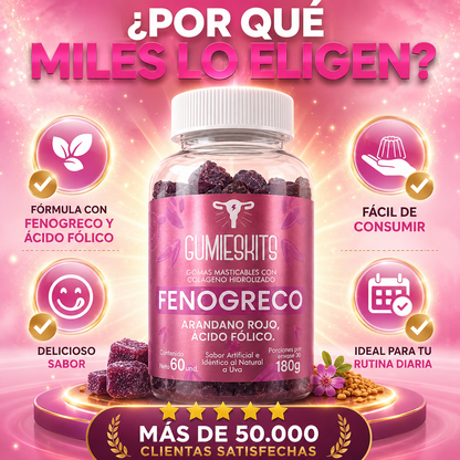 Fenogreco + Colágeno en gomitas