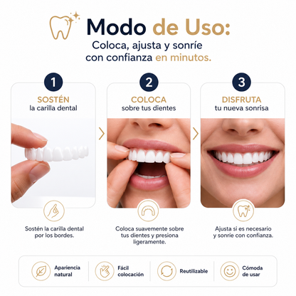 ¡Sonríe con Confianza en Segundos!-Carilla dental