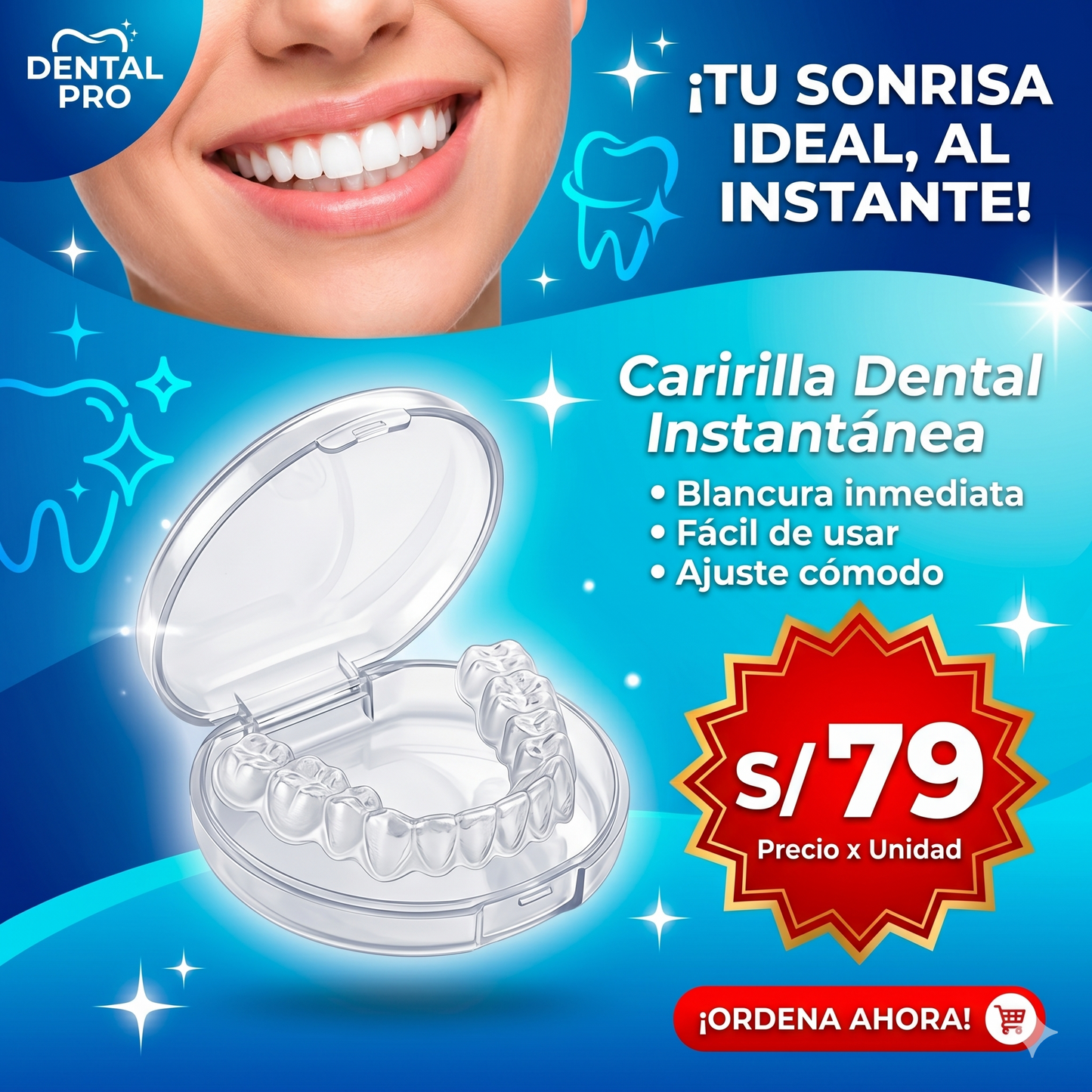 ¡Sonríe con Confianza en Segundos!-Carilla dental