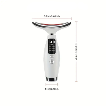 Masajeador facial y de cuello, 7 modos, recargable