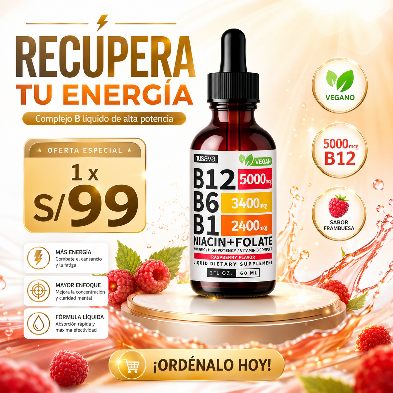 VITAMINA B12 - Despídete del Cansancio
