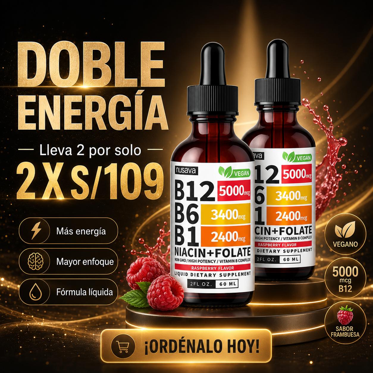 VITAMINA B12 - Despídete del Cansancio