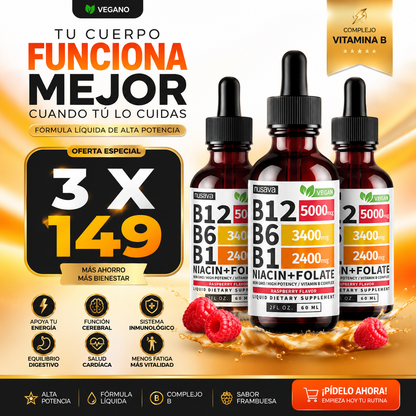 VITAMINA B12 - Despídete del Cansancio
