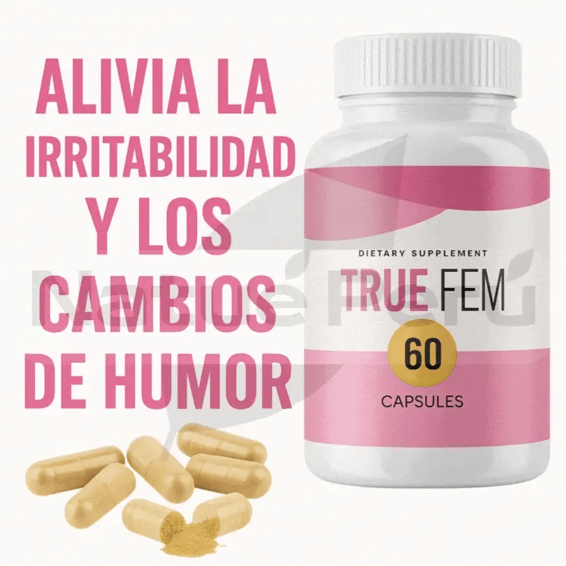 TRUE FEM – Suplemento Femenino 13 en 1 para Equilibrio Hormonal y Vitalidad (60 cápsulas)