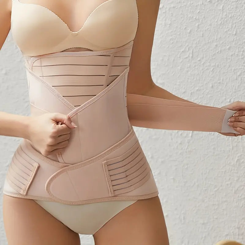 Faja Postparto 3 en 1 en Fibra de Poliéster: Cinturón Moldeador Ideal como Recuperación Posparto