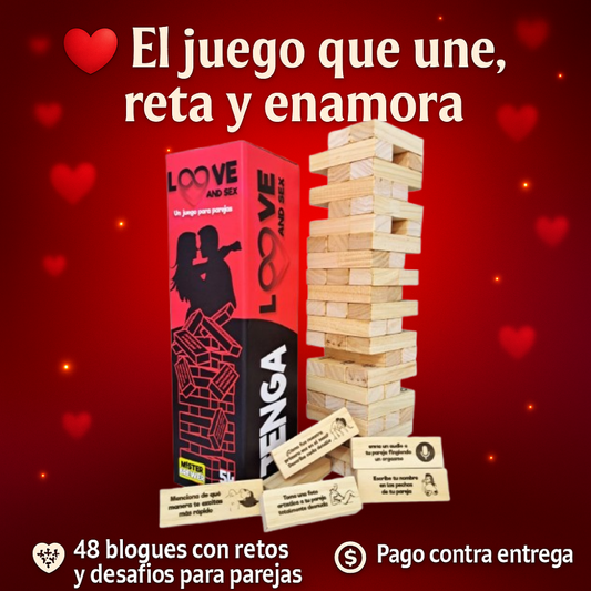 Jenga Love and Sex – Para Parejas