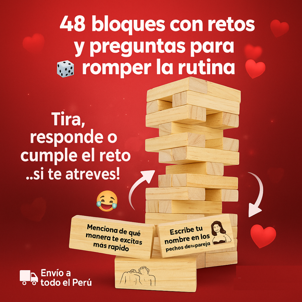 Jenga Love and Sex – Para Parejas