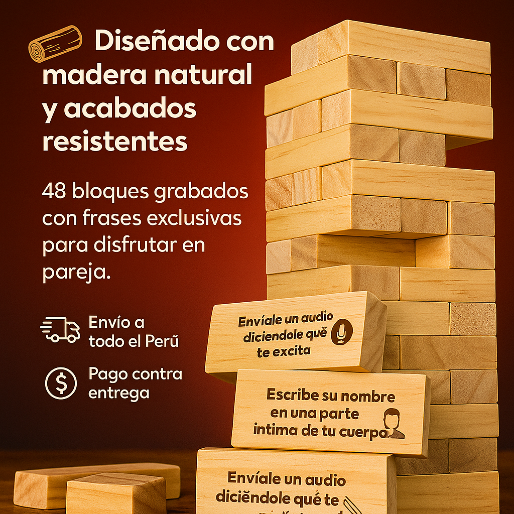 Jenga Love and Sex – Para Parejas