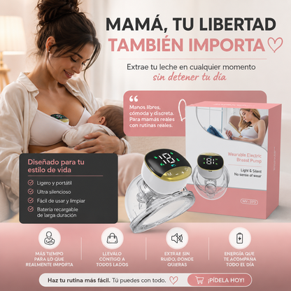 extractor de leche manos libres