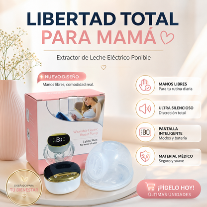 extractor de leche manos libres