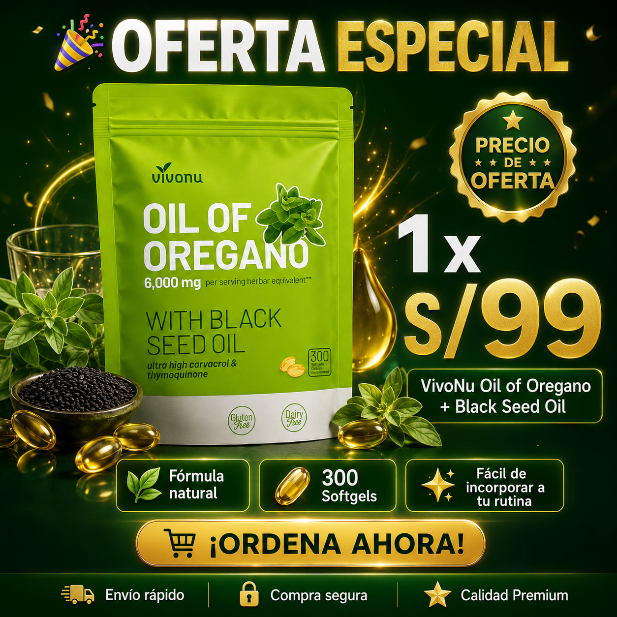 El Poder del Aceite de Orégano